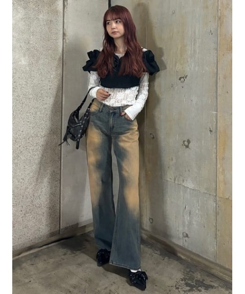 SLY（スライ） キャミソール BALLON SLEEVE CAMI BUSTIER バルーン