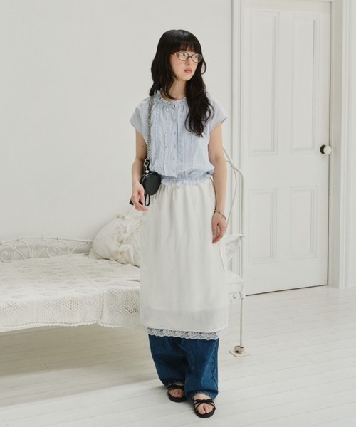 フランシュリッペのレーススカート 極美品】 フランシュリッペ オーダーチュールスカート