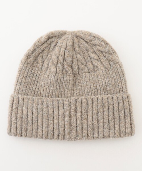 ANY SIS（エニィスィス） ニット帽 ニットキャップ リブカラーミックス