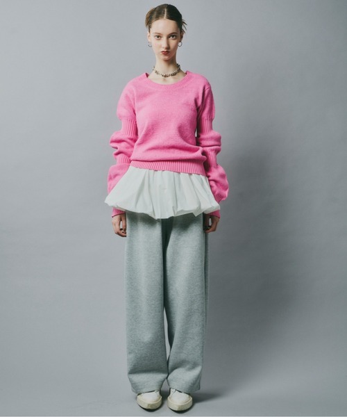 musubore ニット セーター puff sleeve knit / パフパフスリーブニット  