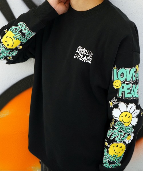 SMILEY FACE トレーナー スウェット 「GROOVY STORE」SMILEYFACE
