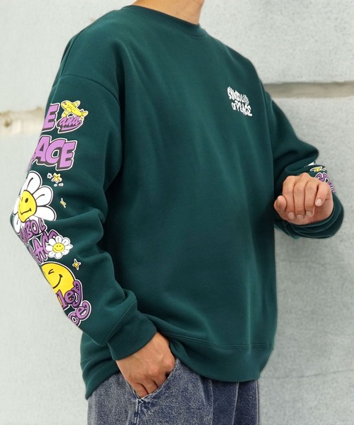 新品、未使用‼️ ミーリー　裏起毛アシメフリル　スウェット 裏起毛 ロゴ刺繍 スウェット[品番：AZ000004490]｜andme