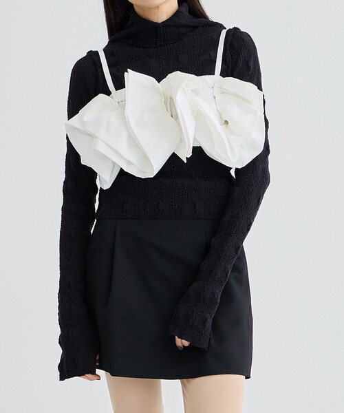 HOUGA ベスト 「HOUGA/ホウガ」garden bustier/フリルビスチェ  