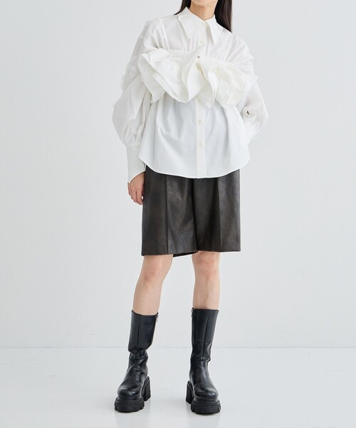 HOUGA（ホウガ） ベスト ジレ 「HOUGA/ホウガ」garden bustier/フリル