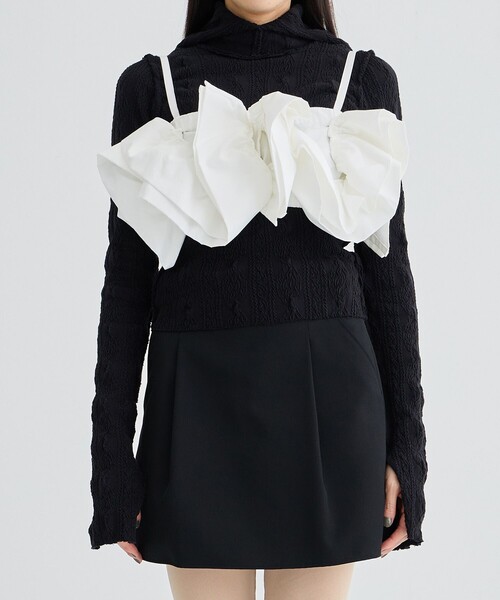 HOUGA（ホウガ） ベスト ジレ 「HOUGA/ホウガ」garden bustier/フリル