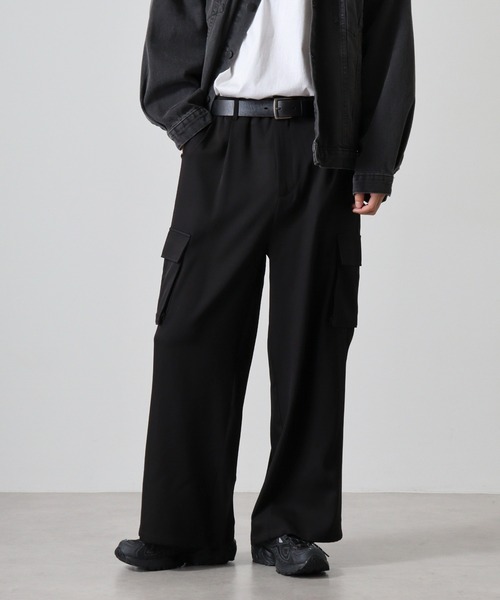 ENTIRE STUDIOS エンタイアスタジオ カーゴパンツES2104 entire studios エンタイア 黒 カーゴパンツ ウォッシュド entire