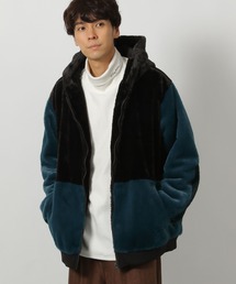 ブルゾン アウター 切替ファーフードブルゾン/147390 メンズ レディース｜ZOZOTOWN Yahoo!店
