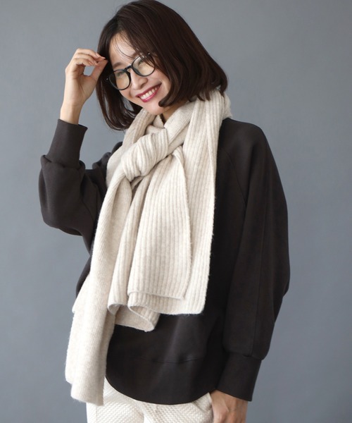 極美品⭐ジエレ　ストール　マフラー Ehre style（エーレスタイル） ストール マフラー 防寒に役立つ！3way