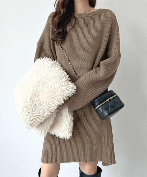 Futier Land（フューティアランド） ワンピース 「前後2way」zip付ミニ