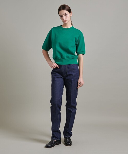 tシャツ 「LOEFF」スウェット ショートスリーブ プルオーバー レディース LOEFF tシャツ 「LOEFF」スウェット ショートスリーブ プル