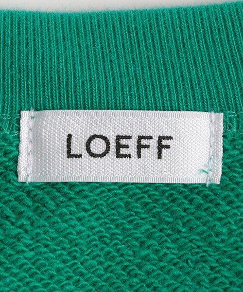 tシャツ 「LOEFF」スウェット ショートスリーブ プルオーバー レディース LOEFF tシャツ 「LOEFF」スウェット ショートスリーブ プル