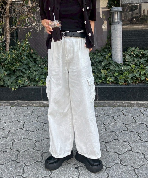 ワイドパンツ ジーンズ デニム デニムパンツ 「XSサイズあり」デニム