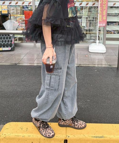 ワイドパンツ ジーンズ デニム デニムパンツ 「XSサイズあり」デニム
