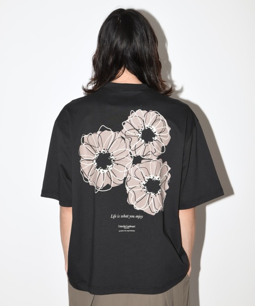 フラワー　ピースサイン　Tシャツ＋花柄　ハート　Tシャツ　セット 期間限定！ 5/17 まで販売中】 〈 BLOOM HEART♡〉T-SHIRTS/ 半袖 T