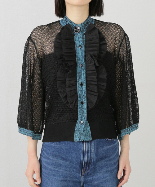 TOGA PULLA ニット セーター LACE KNIT CARDIGAN TP251-X0204