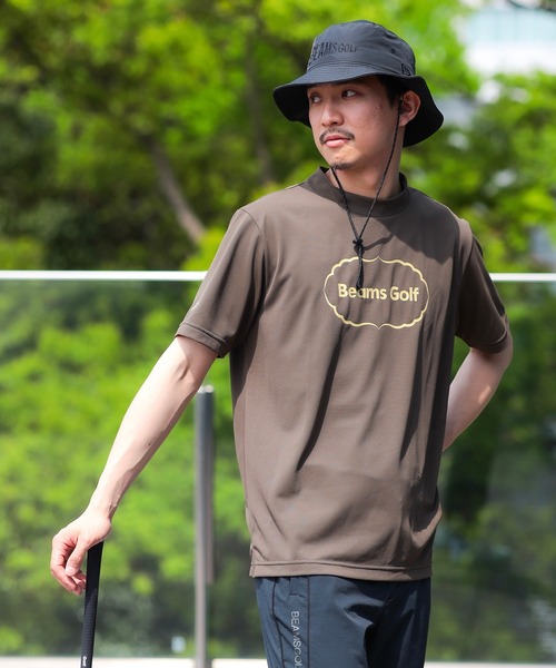 BEAMS GOLF tシャツ 「UVカット/吸水速乾」ORANGE LABEL