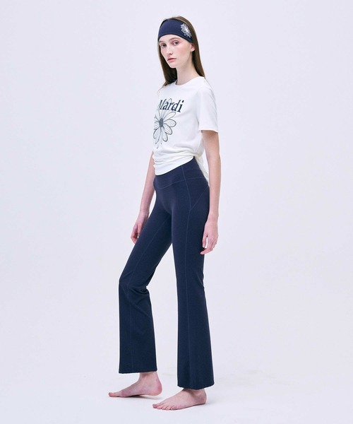 tシャツ AIRLIFT relax fit back slit top flowermardi レディース Mardi Mercredi tシャツ AIRLIFT relax fit back slit top