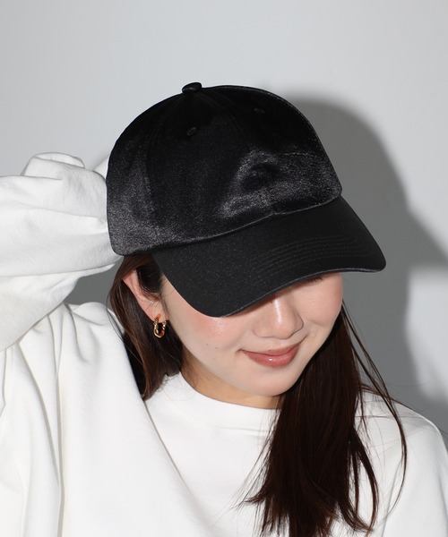 ENC キャップ 帽子 satin cap / サテンキャップ レディース : ZOZOTOWN