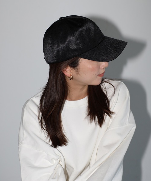 ENC キャップ 帽子 satin cap / サテンキャップ レディース : ZOZOTOWN