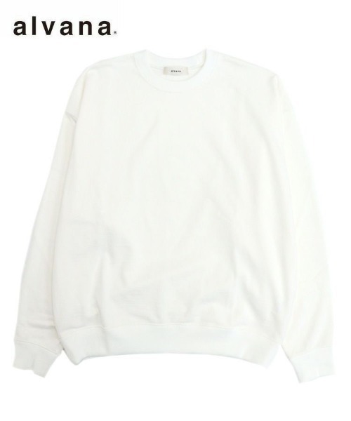 alvana スウェット alvana アルヴァナ｜フェイドラグランスウェットTシャツ