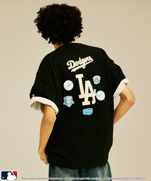 MLB tシャツ MLB/メジャーリーグベースボール 別注 MLBバック