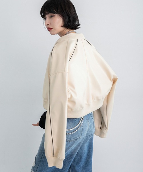 「PAGEBOY」 ジップアップブルゾン FREE ブラック レディース_画像5