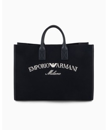トートバッグ 「エンポリオ アルマーニ」ショッパー キャンバス ロゴ刺繍 メンズ｜ZOZOTOWN Yahoo!店