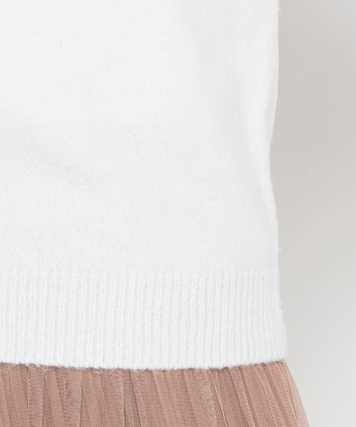 「MISCH MASCH」 長袖ニット MEDIUM ホワイト レディース_画像7