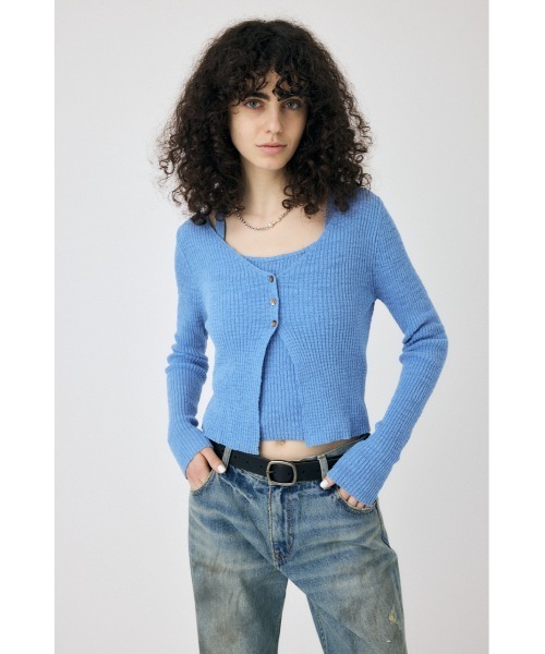 MOUSSY SLUB ニットアンサンブル MOUSSY ニット セーター SLUB ニットアンサンブル レディース