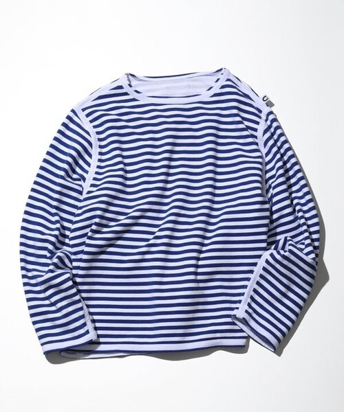 kiit様 CAHLUMN CAHLUMN tシャツ CAHLUMN/カウラム Boat Neck Horizontal Stripe