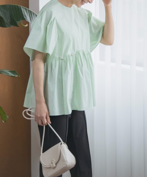 Sono（ソーノ） ブラウス シャツ 「5/8新色追加」ご自宅でお洗濯可能