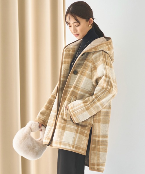 RUIRUE BOUTIQUE」 ダッフルコート M ブラウン レディース 「RUIRUE