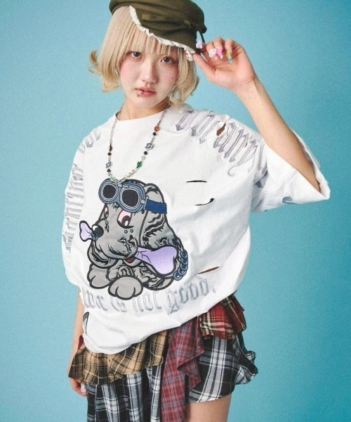 A'GEM/9 × .kom 『GALFY/ガルフィー』病みに染まりし反戦Tシャツ