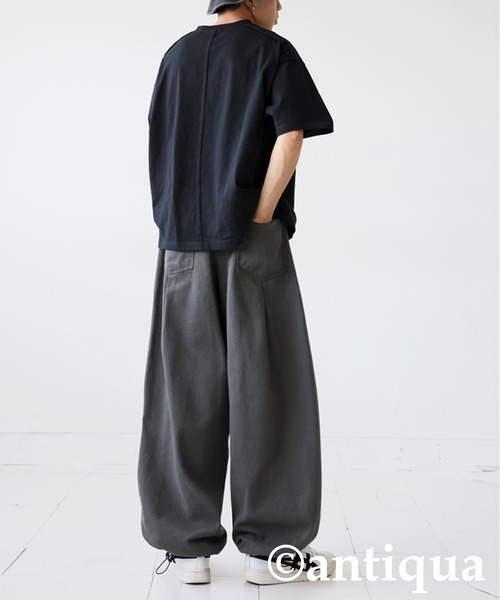 AG 黒パンツ　23 黒ズボン パンツ コックズボン ホール用ズボン 黒 ブラック