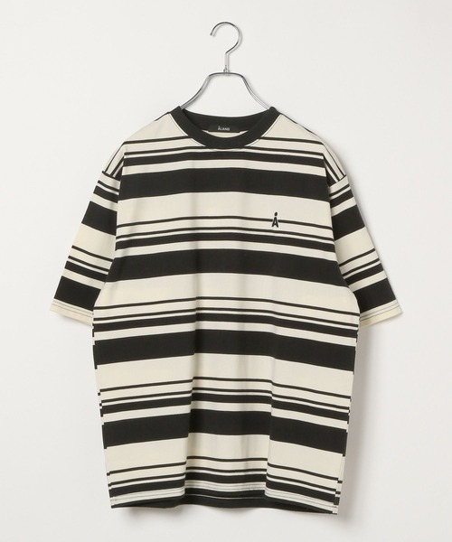 ALOUND Tシャツ ボーダー　アラウンド　alound tシャツ ALAND tシャツ 「UNISEX」ALAND／AロゴボーダーT レディース メンズ