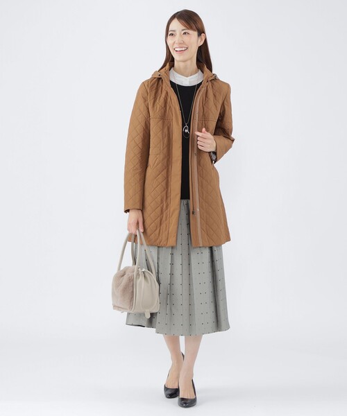 「TRANS WORK」 コート 40 ブラック レディース_画像4