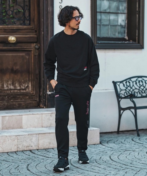 felkod スウェットセット felkod トレーナー スウェット msw1691- Double Embroidery Gusset