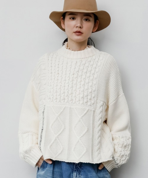 【ブロカントしげ品】 Brocante ニット セーター 「Brocante / ブロカント」 コットン