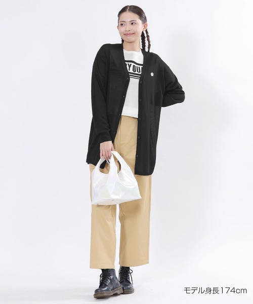 MARY QUANT 「MARY QUANT」 ニットカーディガン M ブラック