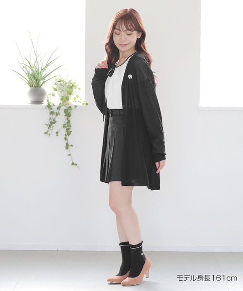 MARY QUANT 「MARY QUANT」 ニットカーディガン M ブラック