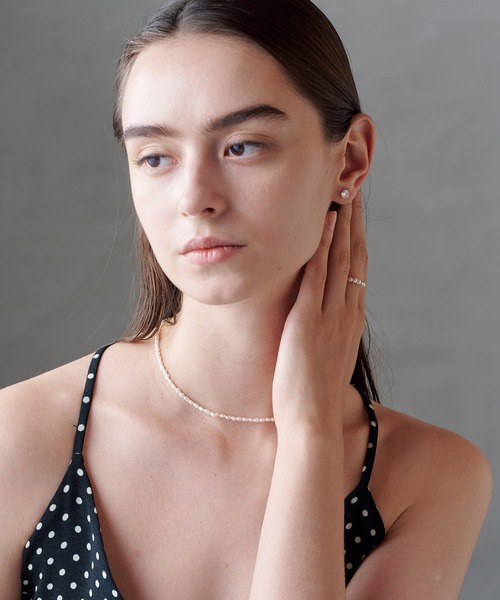 ALLURELLE ネックレス 「ALLURELLE」淡水パール シンプルパール