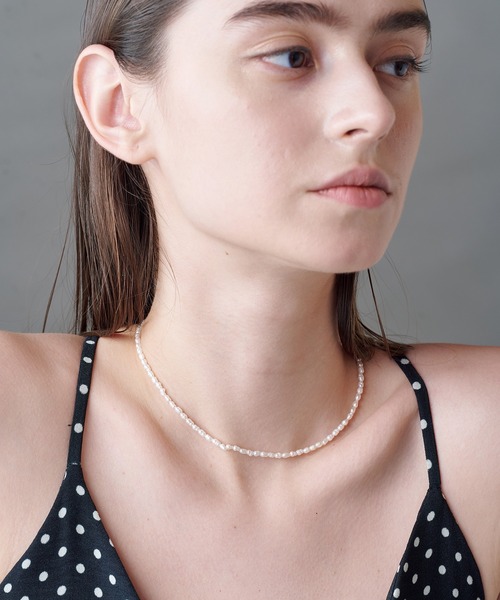 ALLURELLE ネックレス 「ALLURELLE」淡水パール シンプルパール