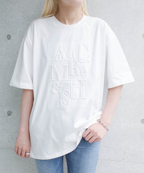 Arpege story エンボスロゴ　T シャツ Arpege story❤︎エンボスロゴT