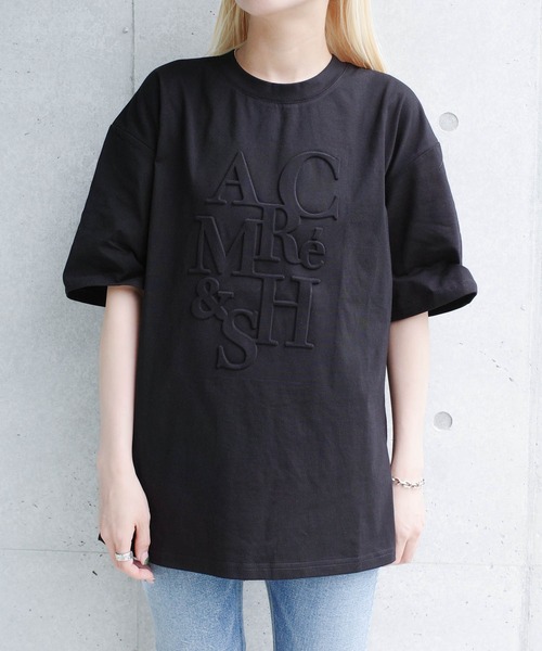 【新品未使用】ArpegestoryエンボスロゴTシャツ ネイビーMサイズ 新品未使用】ArpegestoryエンボスロゴTシャツ ネイビーMサイズ