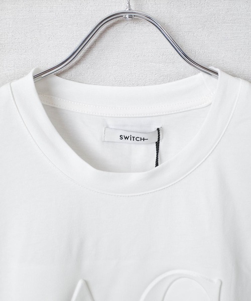 tシャツ 「ARC」「SWITCH by ARCH」エンボス ロゴ Tシャツ