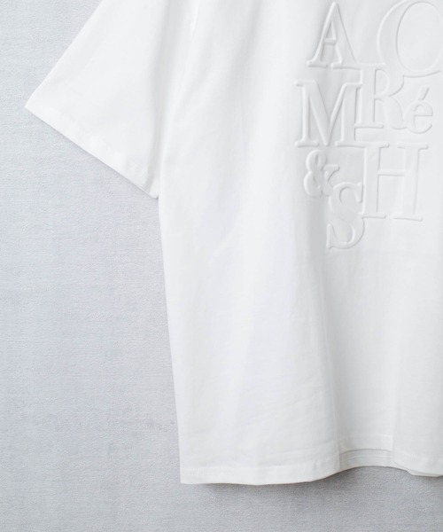 tシャツ 半袖 「ARC」「SWITCH by ARCH」エンボス ロゴ Tシャツ