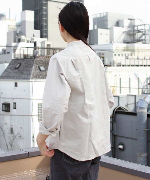 ダントン　美品　ブラウス　38 Danton 「DANTON」 長袖ブラウス 38 ナチュラル レディース