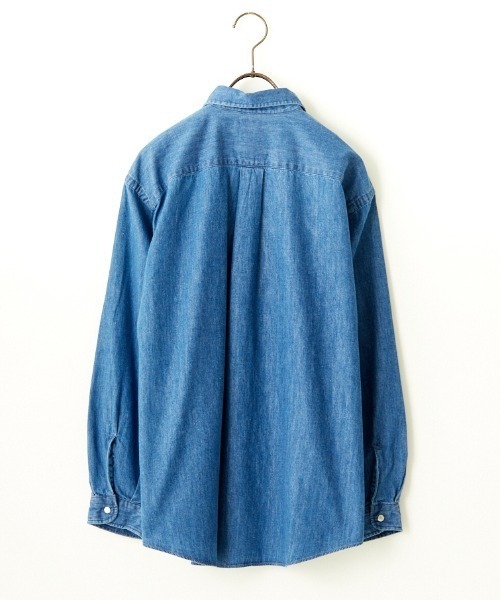 DANTON デニムブルー 長袖シャツ 38 Danton 「DANTON」 長袖シャツ 38 ライトインディゴブルー