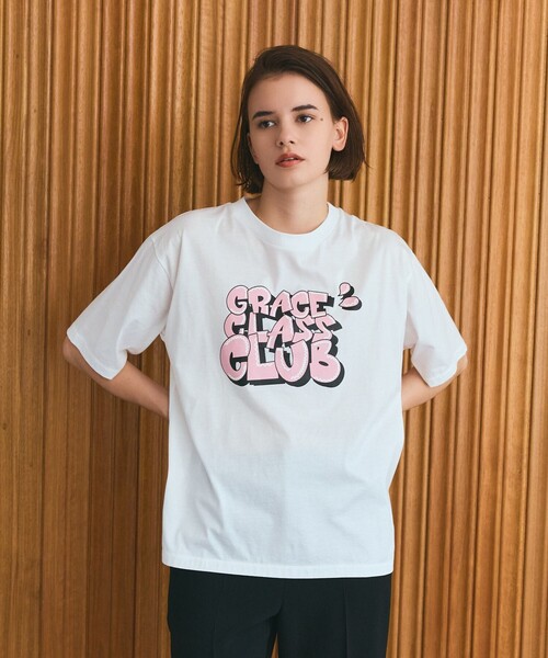 tシャツ グラフィティプリントTシャツ レディース