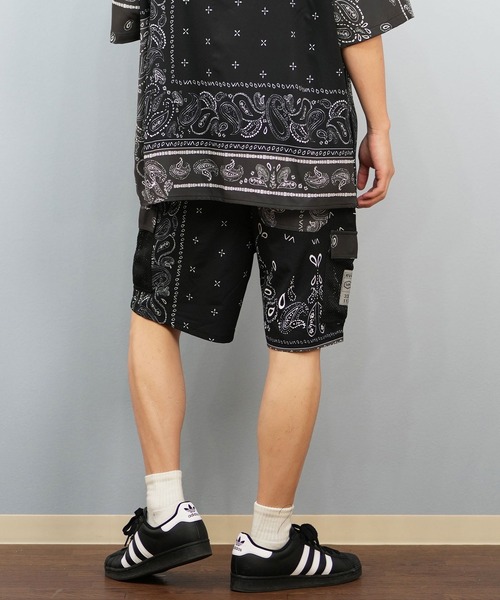 RVCA パンツ RVCA/ルーカ ショートパンツ バンダナ柄